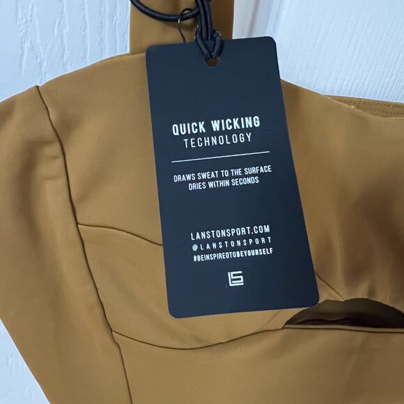 NWT LANSTON SPORT Hypnotic cutout sports bra (L) - Picture 2 of 11